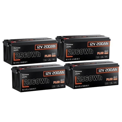 4pack 12v 200ah plus - 12v,
